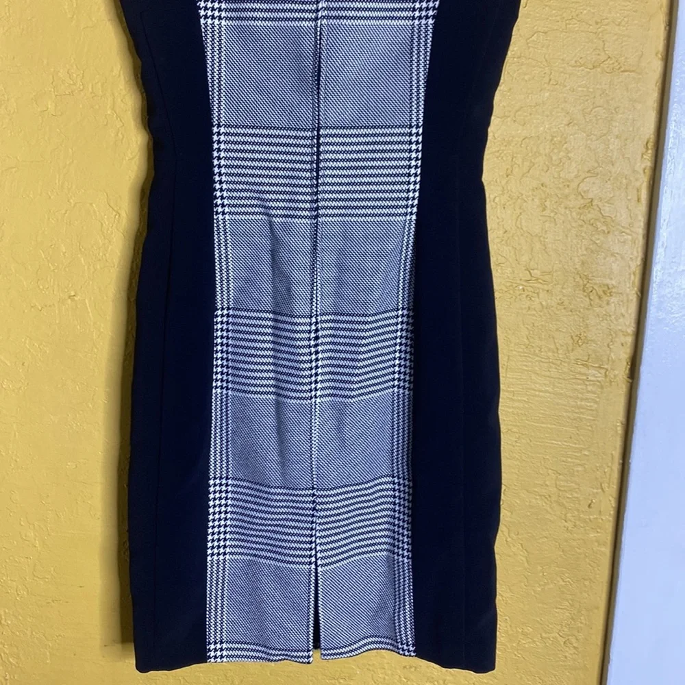 H&M Dress black and white plaid stripes - Picture 5 of 6